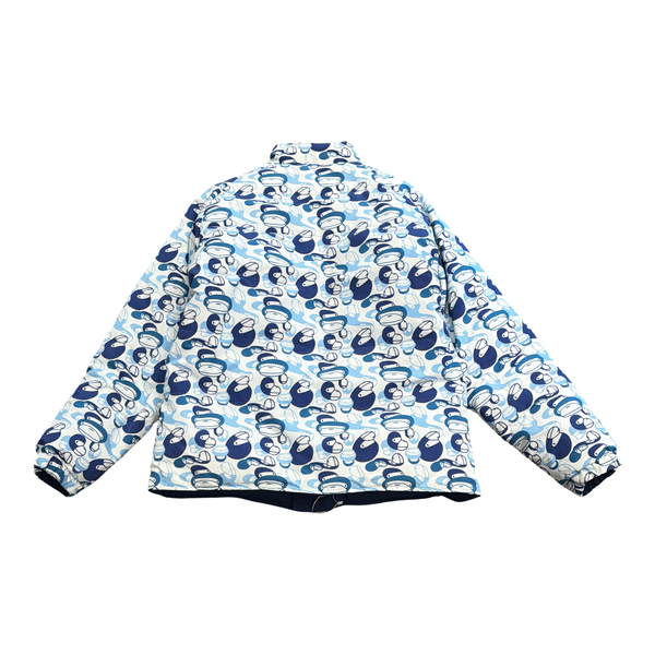 Vintage Bape Baby Milo Reverseable Jacket Blue