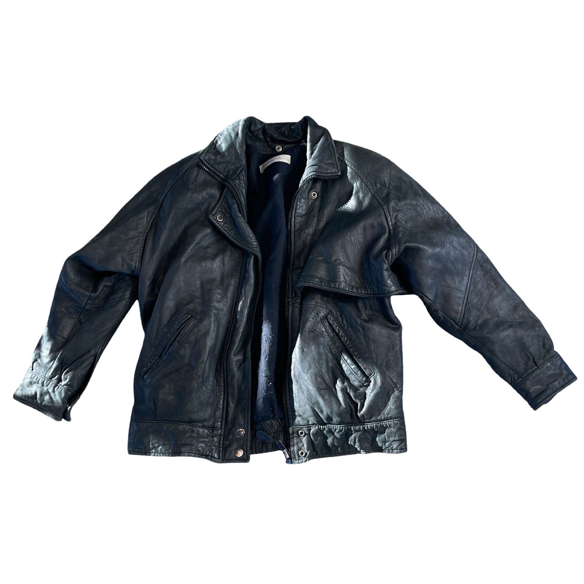 Vintage Leather Bomber