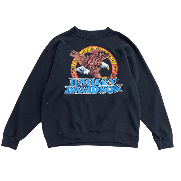 Vintage Harley Davidson Kuala Lumpur Black Sweatshirt