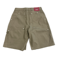 Commons Double Knee Canvas Short Faded Green
