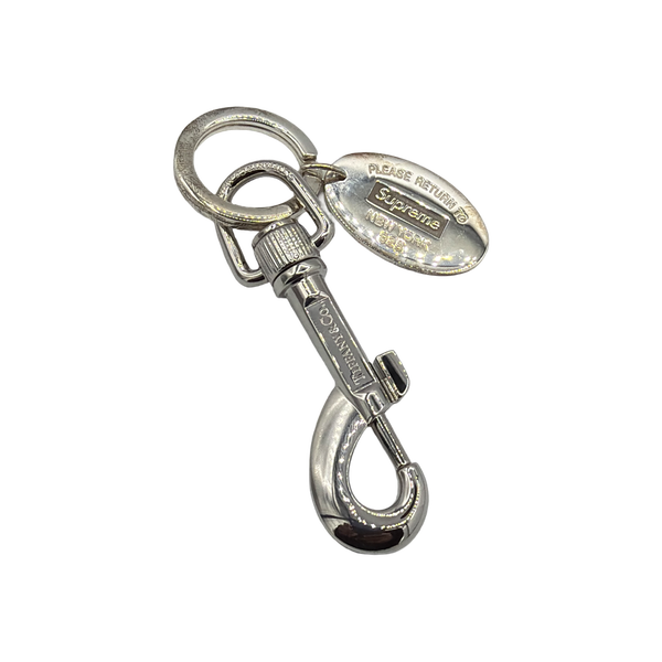 Supreme Tiffany & Co. Return to Tiffany Oval Tag Keyring Silver