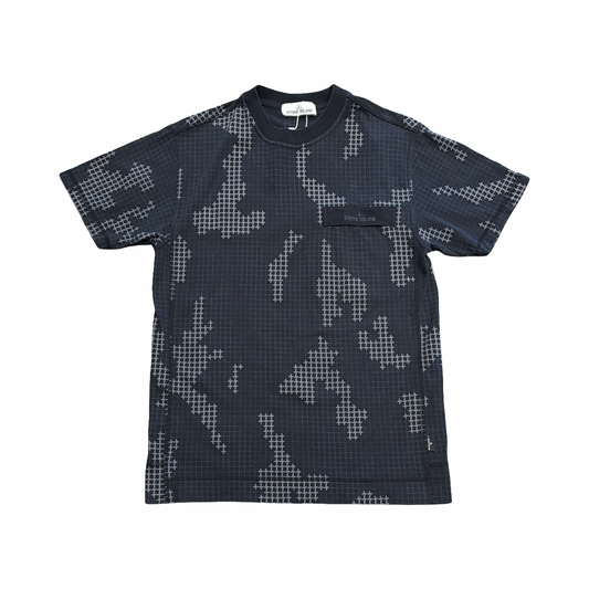 Stone Island Pocket Pattern Tee Black