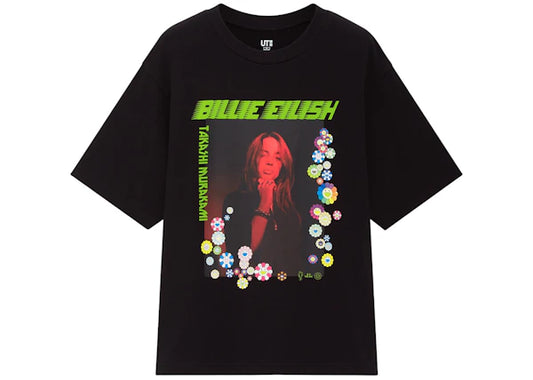 Billie Eilish x Takashi Murakami x Uniqlo Photo Tee Black