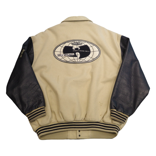 Wu Wear Vintage Letterman Leather Jacket