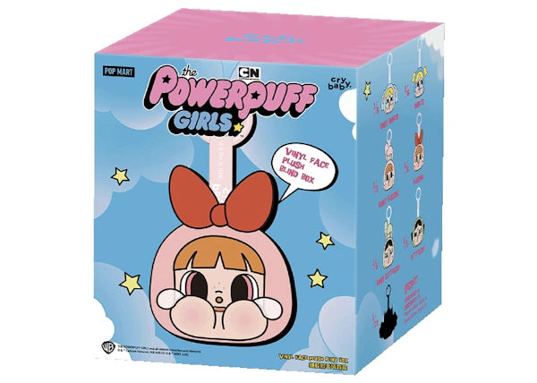 Pop Mart CryBaby x Powerpuff Girls Series Vinyl Face Plush Single Blind Box 