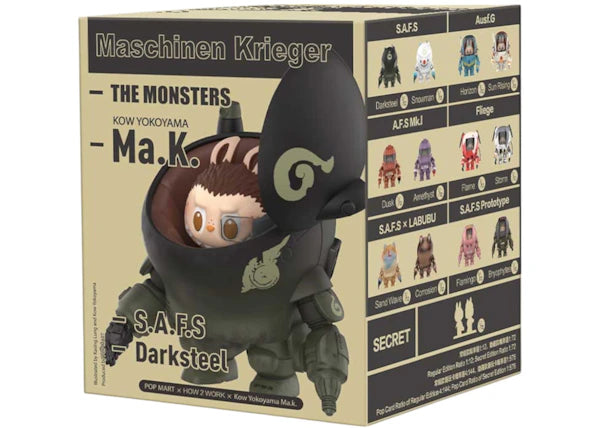 Pop Mart Labubu The Monsters x Kow Yokoyama MA.K.Series Figure Single Blind Box 