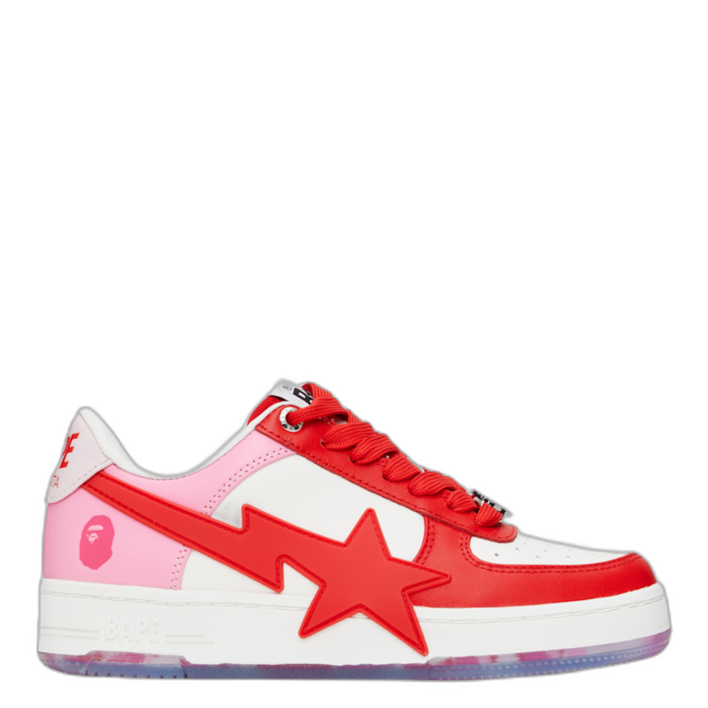 A Bathing Ape Bape Sta OS Pink/Red Sneakers