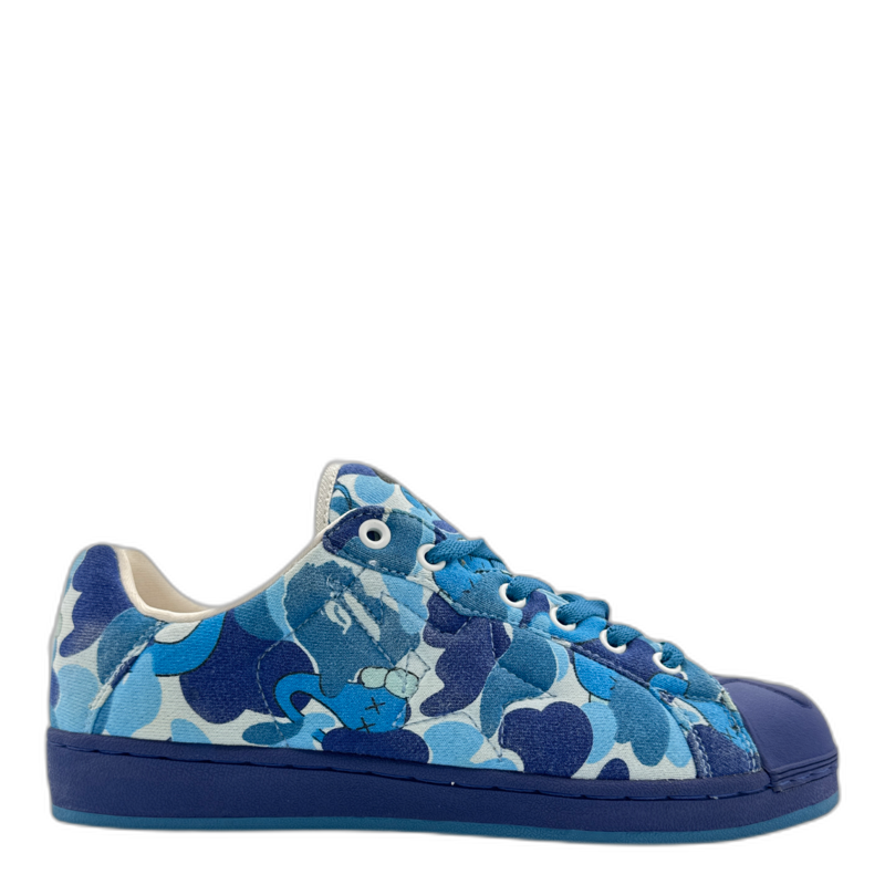 A Bathing Ape Skull Sta KAWS Blue Camo – Le Gala