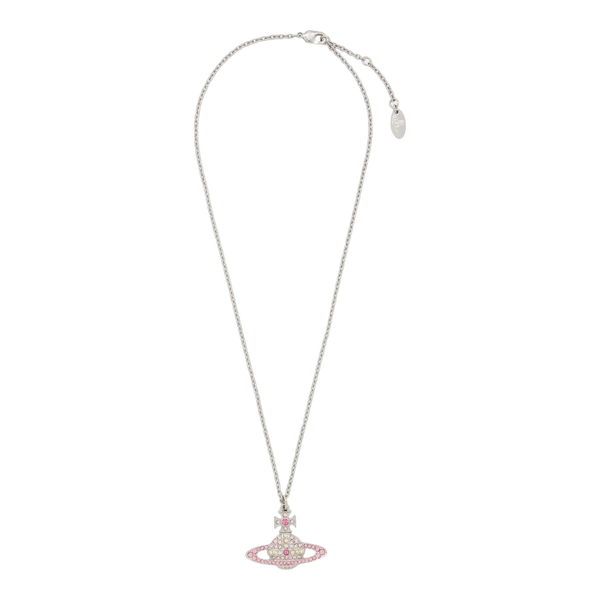 Vivienne Westwood Kika Pendant Necklace Platinum/Rose