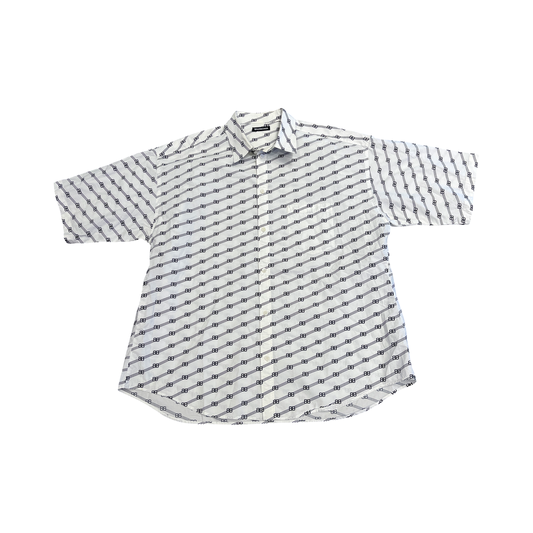 Balenciaga BB Allover Shirt White