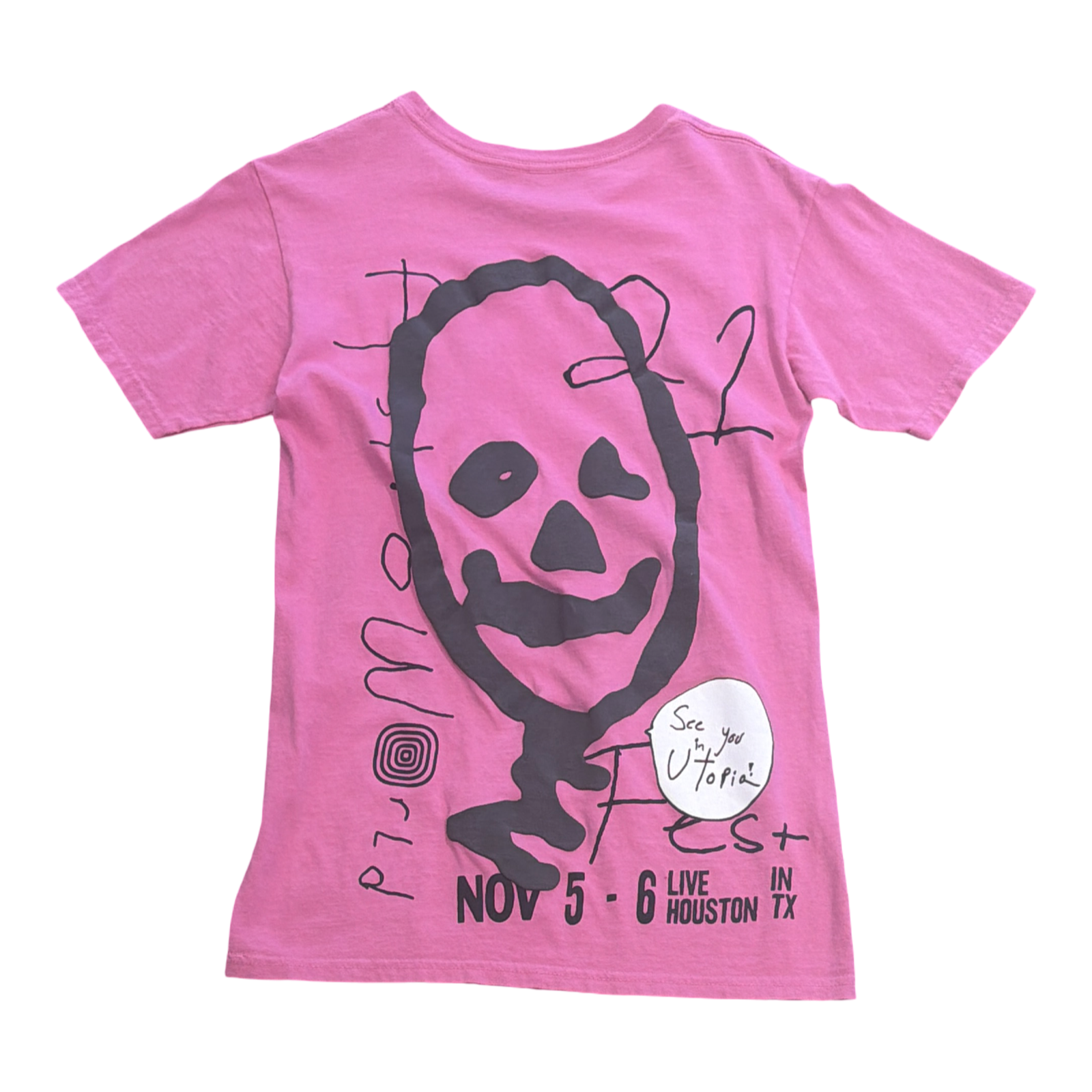 Astroworld Astrofest Pink Tee