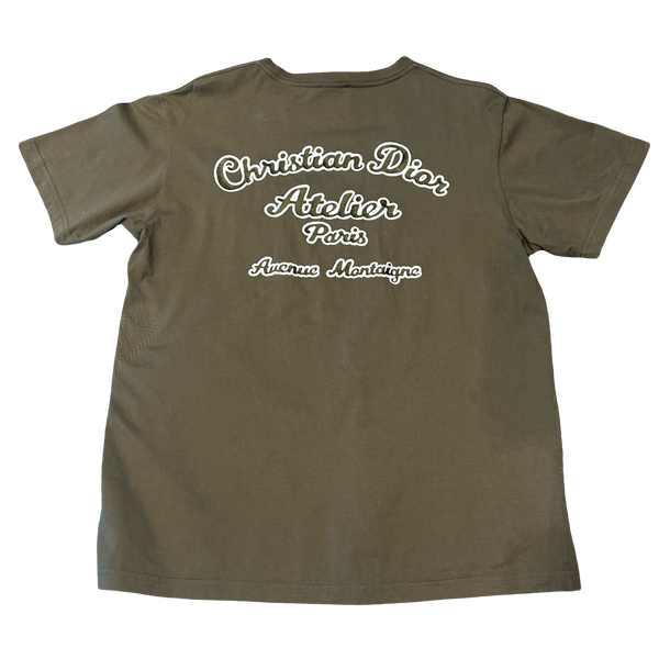 Dior Atelier Army Green T Shirt