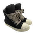 Rick Owens Jumbo Lace Padded Sneaks Black Milk