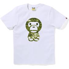 Bape Multi Pixel Camo Big Baby Milo Tee Ladies