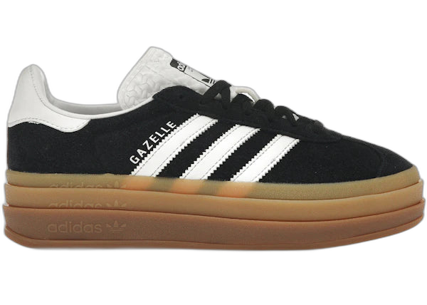 adidas Gazelle Bold Black White Gum (Women's)