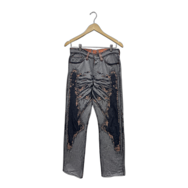 APOC x Issey Miyake Grey/Orange Jeans
