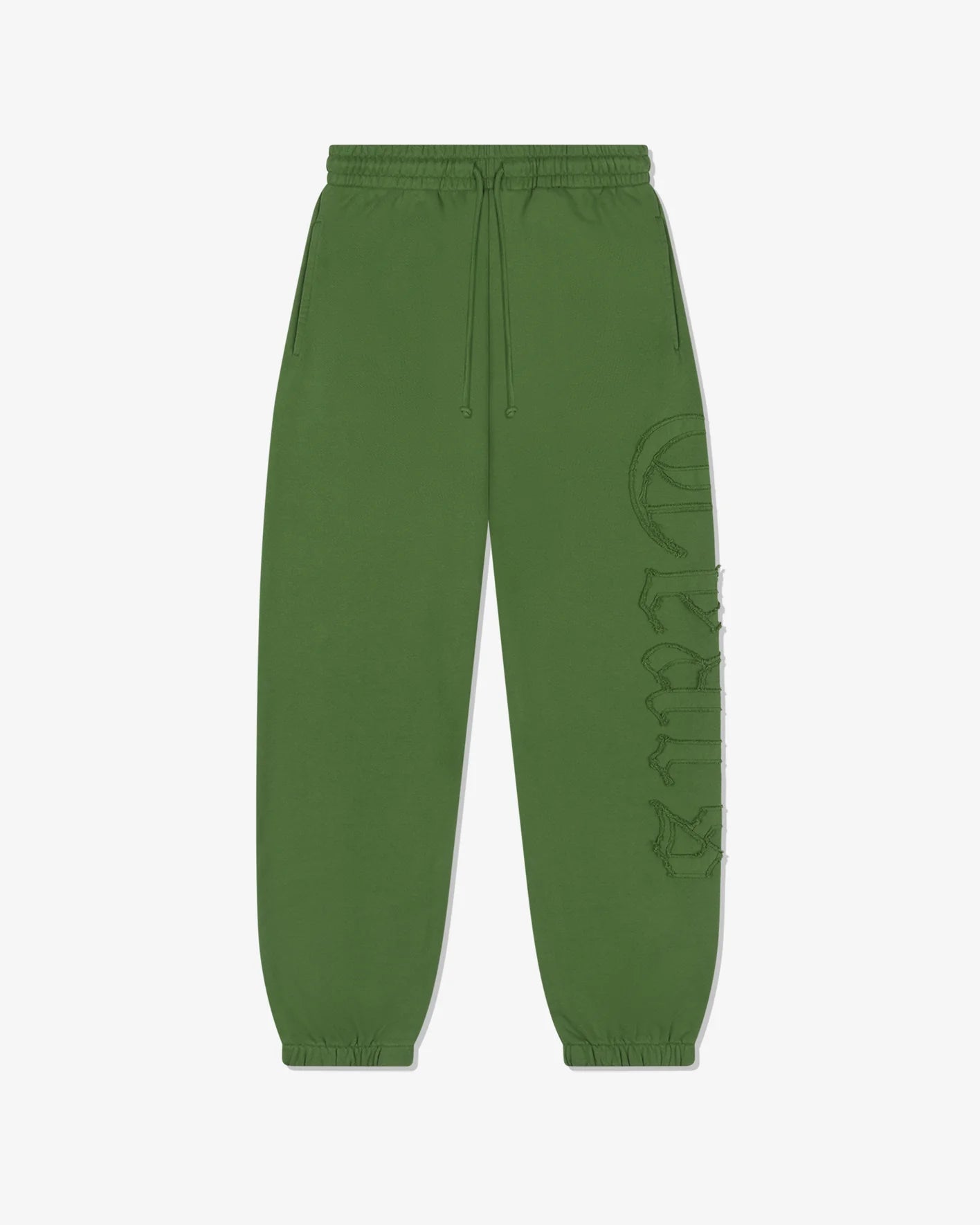Denim Tears Cut Out Sweatpants 'Green'