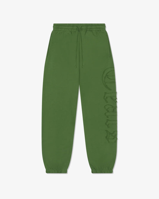 Denim Tears Cut Out Sweatpants 'Green'
