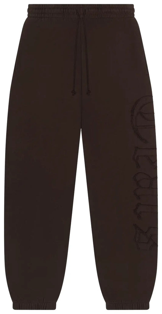 Denim Tears Cut Out Sweatpants 'Brown'