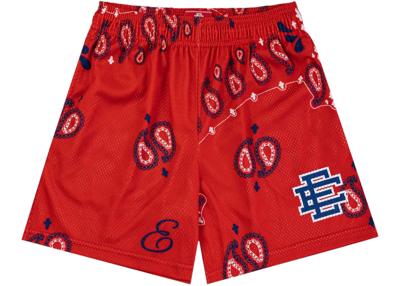 Eric Emanuel EE Basic Short Red Paisley/Blue