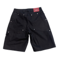 Commons Double Knee Canvas Short Black