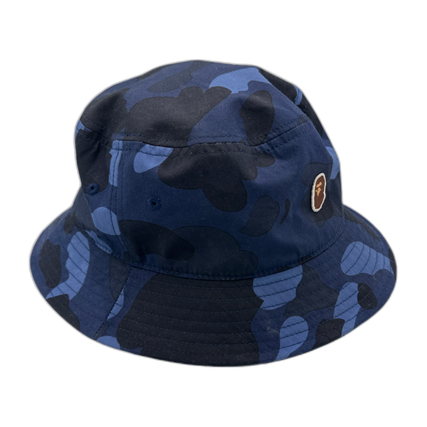BAPE Color Camo Bucket Hat (FW23) Navy - Stylish and Trendy Headwear
