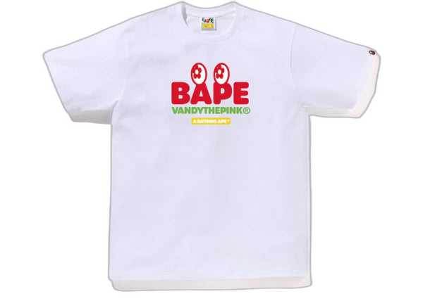 BAPE Gallery x Vandy The Pink Baby Milo Tee - White