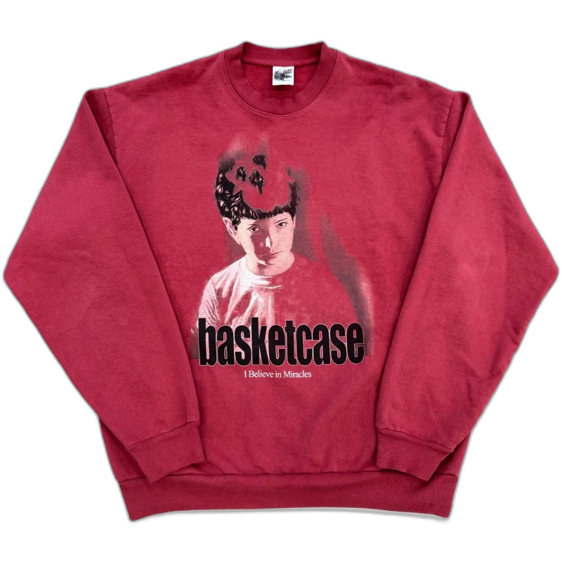 Basketcase Gallery Miracle Crewneck Sweatshirt - Maroon