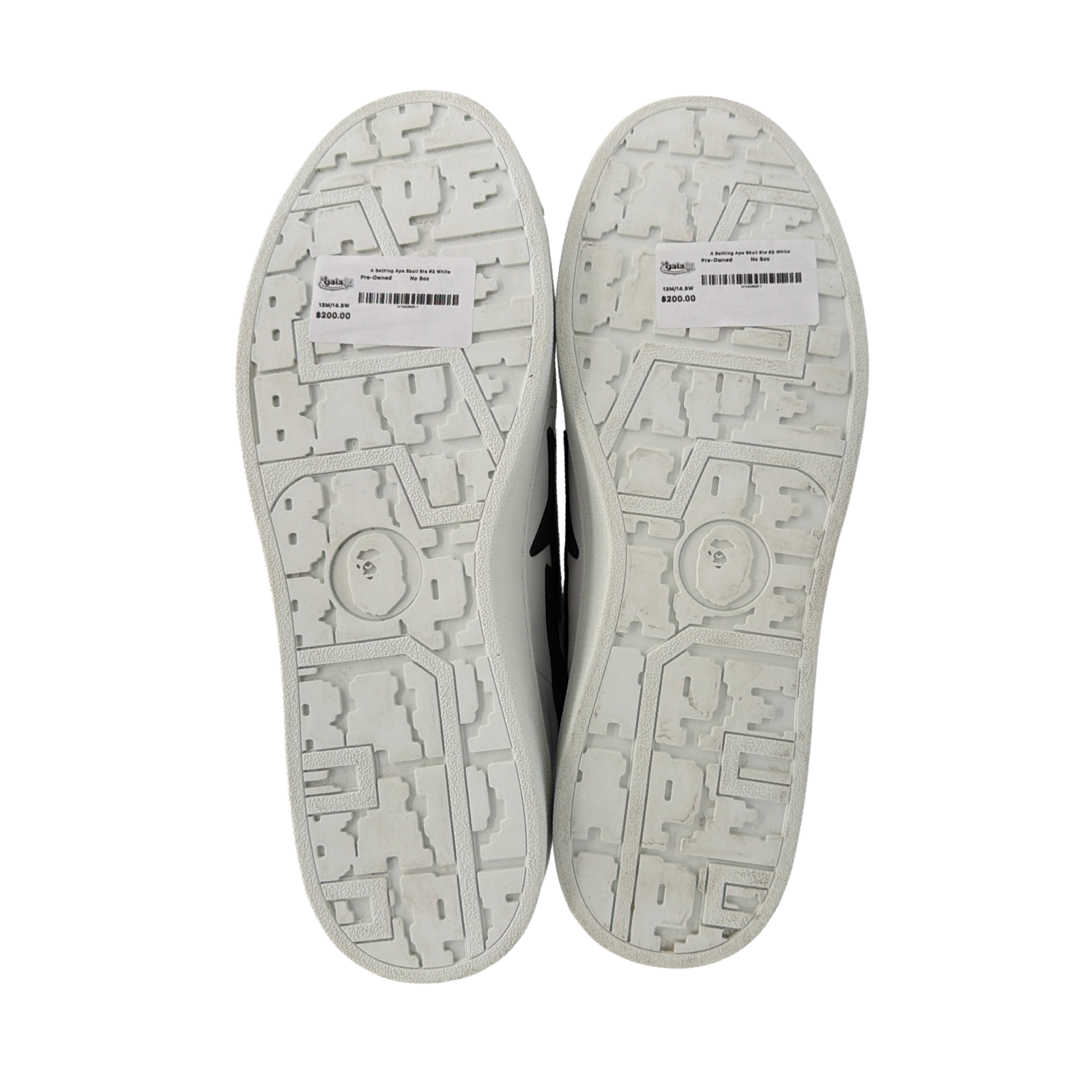 A Bathing Ape Skull Sta #2 White