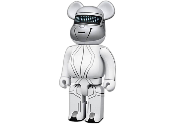 Bearbrick Daft Punk Tron Legacy Ver. 2 Pack 400% Silver