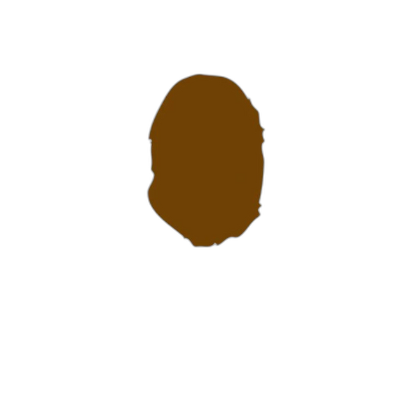 Big Ape Head Tee Grey