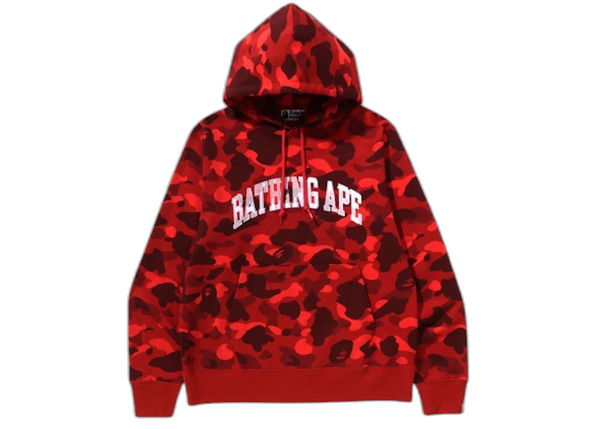 BAPE Color Camo Pullover Hoodie (SS25) Red