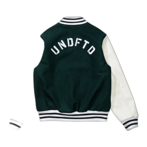 BAPE x Undefeated Varisty Jacket Green/White