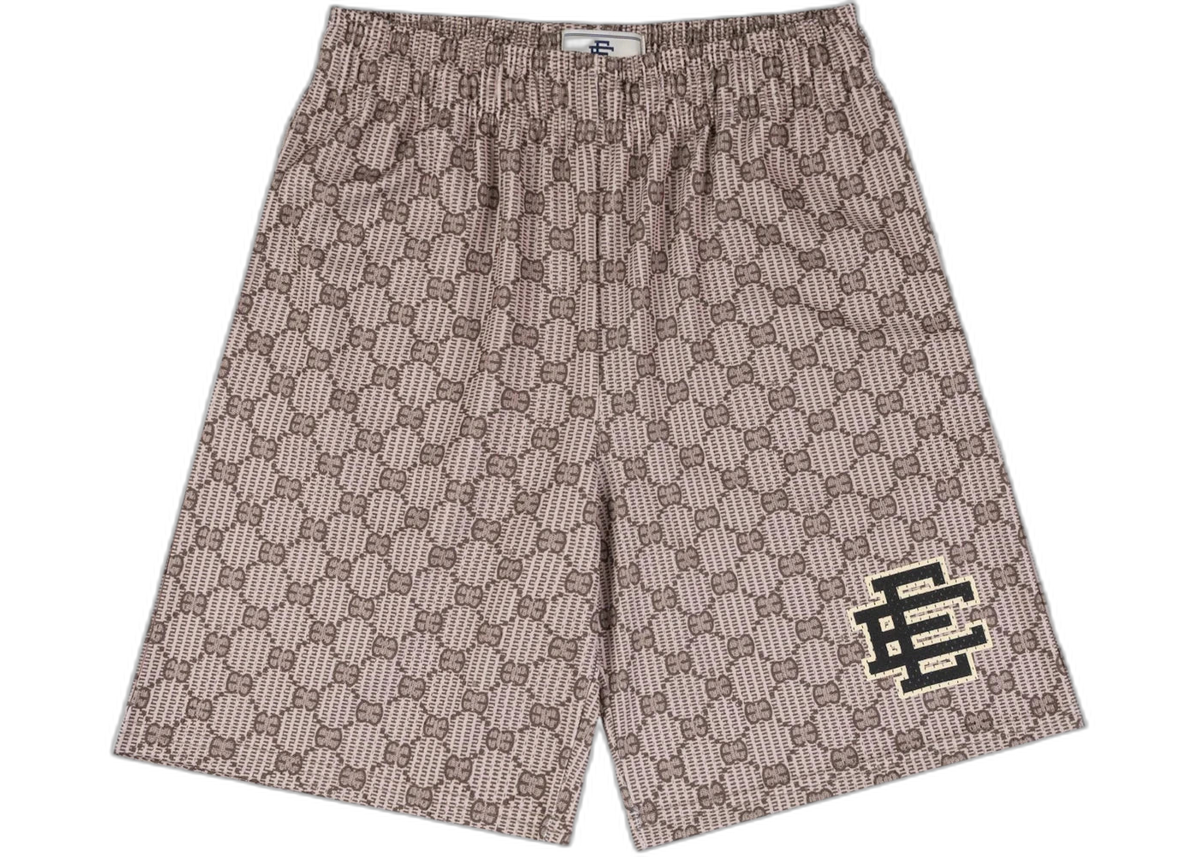 Eric Emanuel EE Baggy Short Beige EE Print/Black