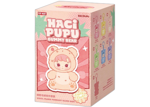 Pop Mart HACIPUPU Gummy Bear Series Vinyl Plush Pendant Single Blind Box