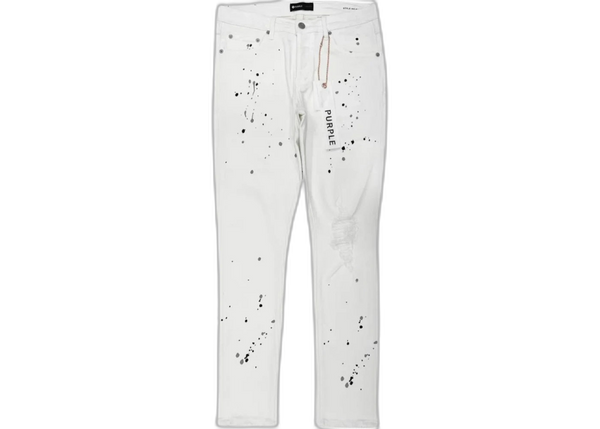 Purple Brand Purple Brand Paint Blowout Denim Pants White