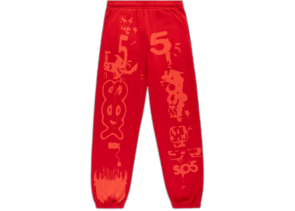 Sp5der X-Ray Sweatpant Red