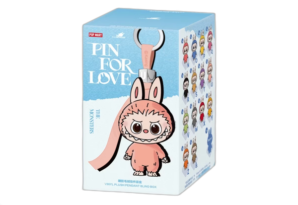 THE MONSTERS Pin for Love Series-Vinyl Plush Pendant Blind Box (N-Z)
