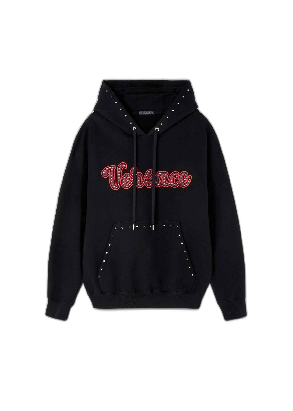 Versace Varsity Logo Studded Hoodie