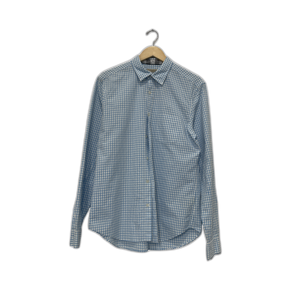 Burberry Brit Flannel Blue White Shirt