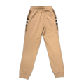 Burberry Check Panel Cotton Blend Sweatpants