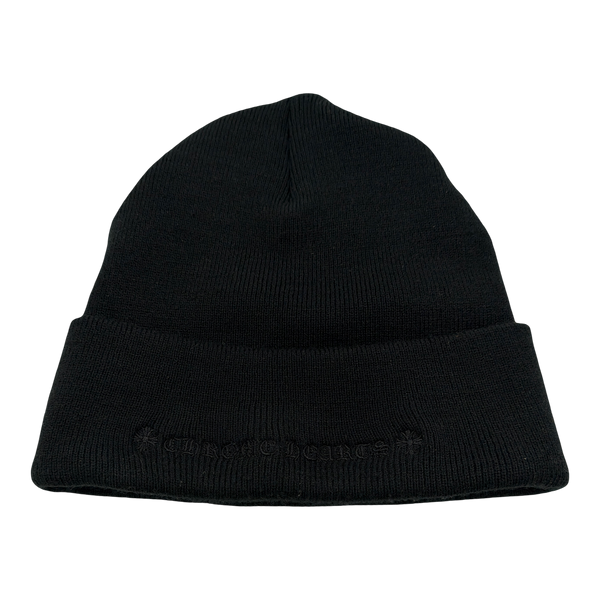 Chrome Hearts CH Logo Beanie Black/Black