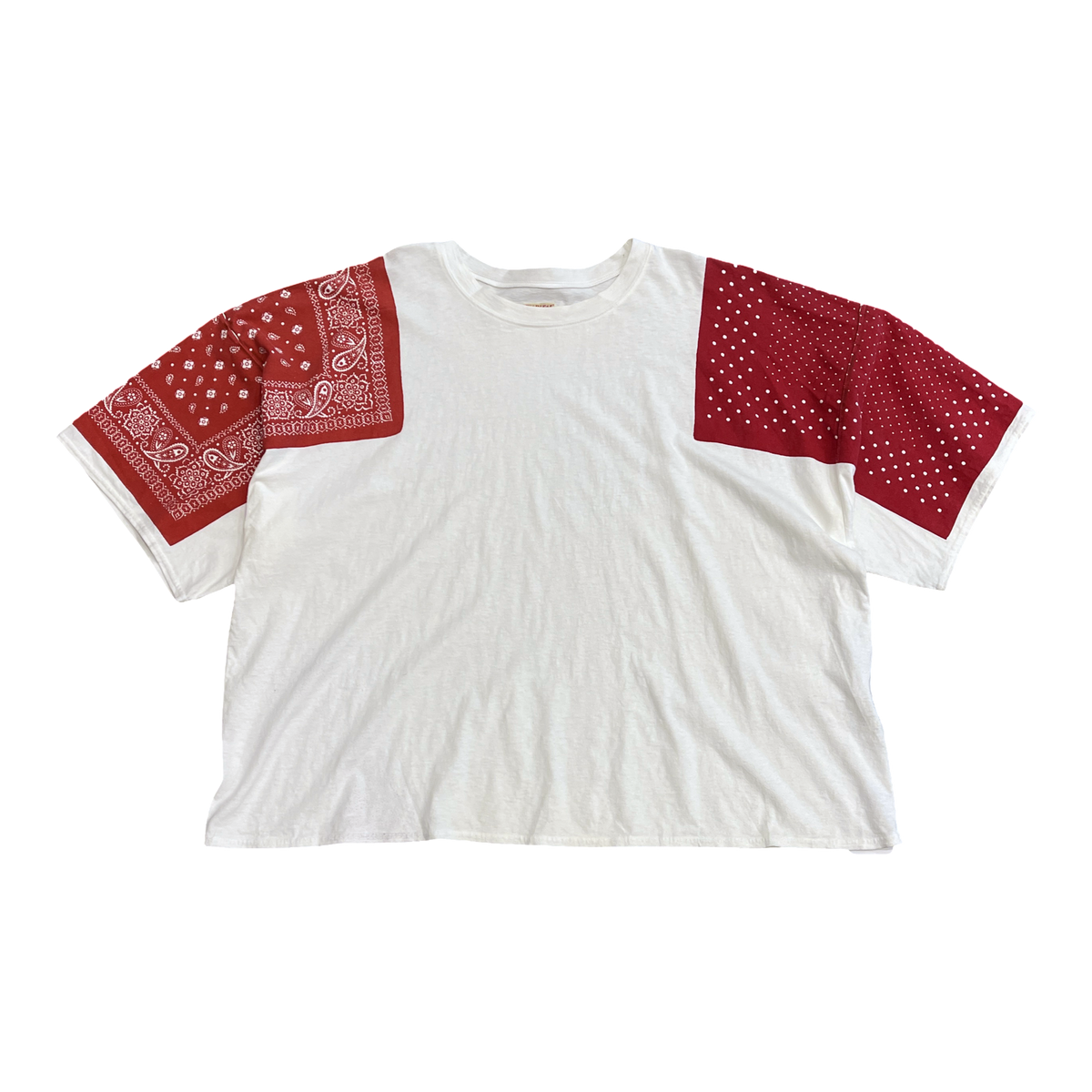 Kapital White/red Wide Tee