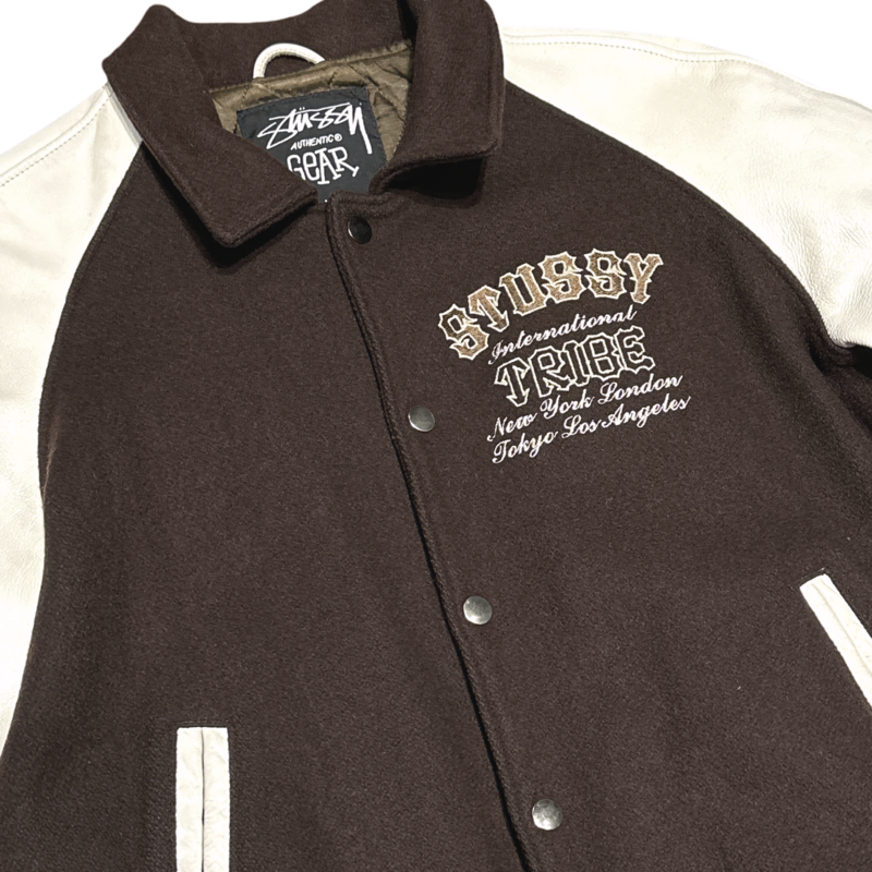 ジャケット・アウター STUSSY INTERNATIONAL TRIBE Varsity Jack International Stussy Tribe IST Varsity Jacket - Jackets Masters