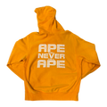 Bape Collage Logo Orange Hoodie