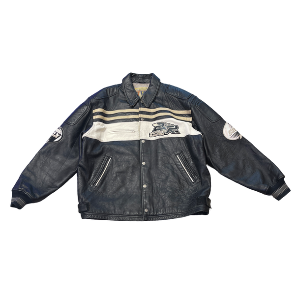 Atirex ATV Racing Leather Varsity Jacket