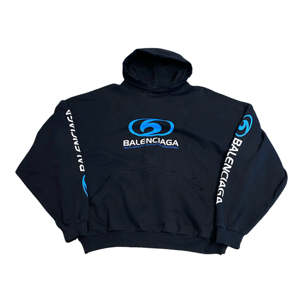 Balenciaga Surfer Logo-Print Hoodie (Rep Zip)