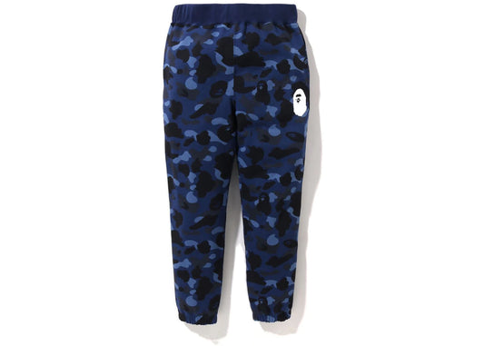 BAPE Color Camo Sweat Pants Navy