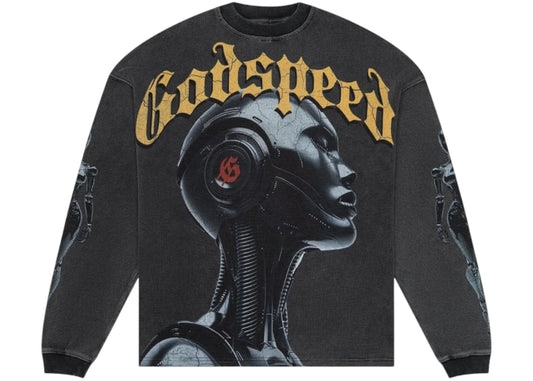 Godspeed Alexa L/S Tee Grey Wash
