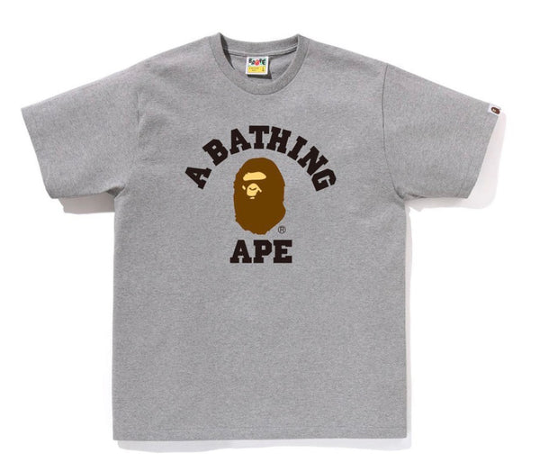 Bape Grey College Tee